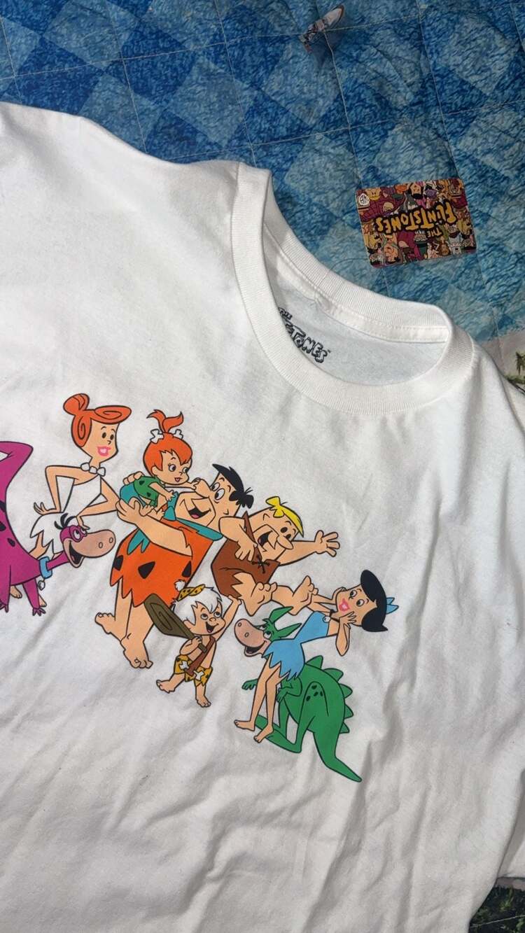 The Flintstones Graphic T-Shirt White Size XL